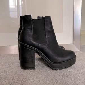 H&M platform ankle boots